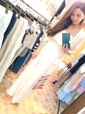 「アイテム（つなぎ/オールインワン、ベージュ系）」を使った、【Muel Chic】中村沙織さん（レディース・162cm）の冬コーディネート
