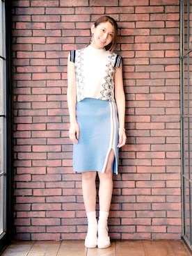 【Muel Chic】中村沙織さん（レディース・162cm）の冬コーディネート