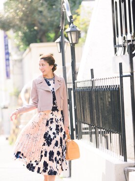 【Muel Chic】中村沙織さん(レディース・162cm)の春コーディネート