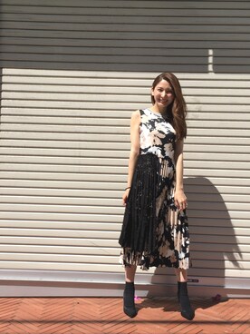 【Muel Chic】中村沙織さん(レディース・162cm)の春コーディネート