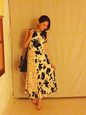 【Muel Chic】中村沙織さん(レディース・162cm)の夏コーディネート