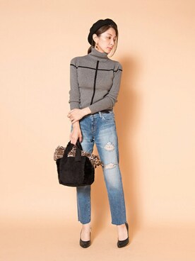 【Muel Chic】中村沙織さん（レディース・162cm）の夏コーディネート