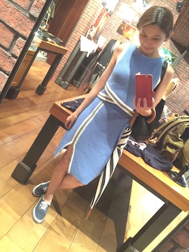 【Muel Chic】中村沙織さん（レディース・162cm）の夏コーディネート