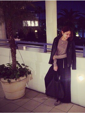 【Muel Chic】中村沙織さん(レディース・162cm)の秋コーディネート