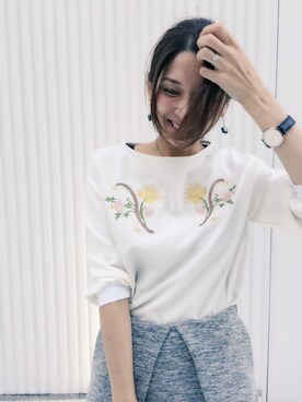 【Muel Chic】中村沙織さん（レディース・162cm）の秋コーディネート