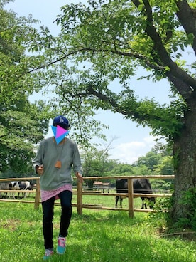 「SISE（シセ）のアイテム（スウェット）」を使った、OICS.さん（メンズ・168cm）の夏コーディネート
