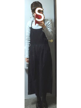 「FREE'S MART（フリーズマート）のアイテム（つなぎ/オールインワン）」を使った、さ き ٭¨̮さん（レディース・150cm）の冬コーディネート