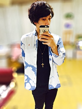 「WHITE（ホワイト）のアイテム」を使った、DAICHIさん（メンズ・167cm）の秋コーディネート