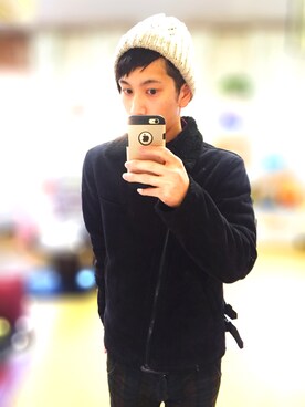 「THREE BLIND MICE（スリーブラインドマイス）のアイテム（パンツ）」を使った、DAICHIさん（メンズ・167cm）の冬コーディネート