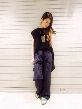「URBAN RESEARCH ROSSO WOMEN（アーバンリサーチ　ロッソ）のアイテム（パンツ）」を使った、nariさん（レディース・160cm）の春コーディネート
