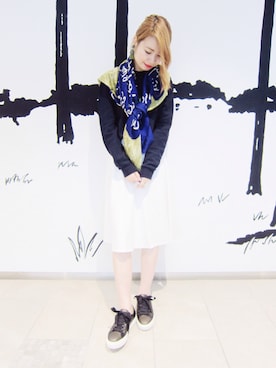 「ミモレ丈スカート」｜nariさん（レディース・160cm）の秋コーディネート