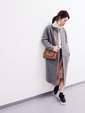 「ROSSO」｜nariさん（レディース・160cm）の冬コーディネート