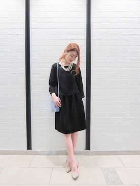 「URBAN RESEARCH ROSSO WOMEN（アーバンリサーチ　ロッソ）のアイテム（ワンピース/ドレス）」を使った、nariさん（レディース・160cm）の春コーディネート