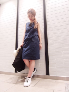 「URBAN RESEARCH ROSSO WOMEN（アーバンリサーチ　ロッソ）のアイテム（ワンピース/ドレス）」を使った、nariさん（レディース・160cm）の夏コーディネート