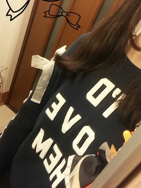 「アイテム（その他トップス）」を使った、Monさん（レディース・163cm・10代）の冬コーディネート