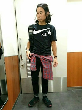 「MASH（マッシュ）のアイテム」を使った、No.④さん（メンズ・160cm）の夏コーディネート