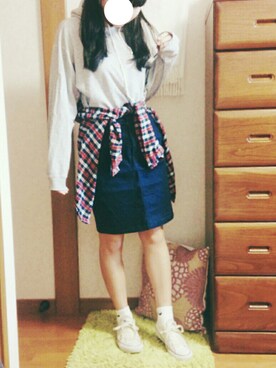 「AS KNOW AS plus（アズノゥアズプラス）のアイテム」を使った、ハギちゃんさん（レディース・159cm）の冬コーディネート