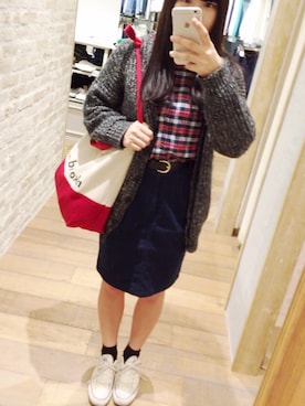 「AS KNOW AS plus（アズノゥアズプラス）のアイテム」を使った、ハギちゃんさん（レディース・159cm）の春コーディネート