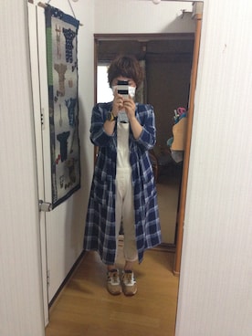 「Cactus..cepo.（カクタスセポ）のアイテム（その他アウター）」を使った、ぼんさん（レディース・157cm）の秋コーディネート