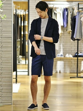 「マリン」｜EDIFICE PR/SHINGOさん（メンズ・174cm）の春コーディネート