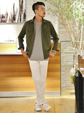 EDIFICE PR/SHINGOさん（メンズ・174cm）の秋コーディネート