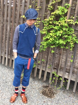 「SEVENDAYS=SUNDAY（セブンデイズサンデイ）のアイテム（キャスケット）」を使った、M.Mさん（メンズ・176cm）の春コーディネート