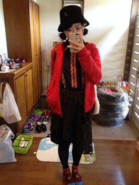 「MARC JACOBS（マークジェイコブス）のアイテム（パーカー）」を使った、ちはるさん（レディース・154cm）の春コーディネート