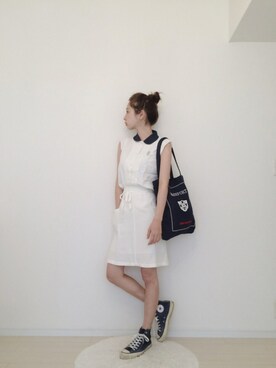 「RUBY AND YOU」｜AMOさん（レディース・167cm）の春コーディネート