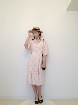 「Charlotte Olympia（シャーロットオリンピア）のアイテム」を使った、AMOさん（レディース・167cm）の夏コーディネート
