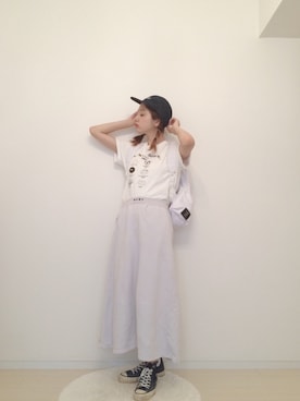 「RUBY AND YOU」｜AMOさん（レディース・167cm）の夏コーディネート