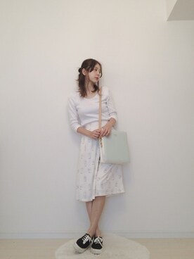 「RUBY AND YOU」｜AMOさん（レディース・167cm）の夏コーディネート