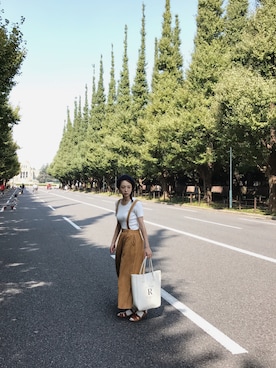 「RUBY AND YOU」｜AMOさん（レディース・167cm）の秋コーディネート