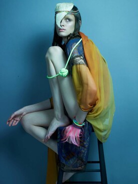 「OXYGEN（オキシゲン）のアイテム」を使った、Peppercottonさん（レディース・166cm）の冬コーディネート