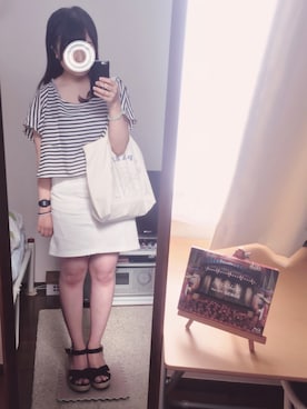 「CRUCIANI（クルチアーニ）のアイテム（アクセサリー）」を使った、はる＠ 'ェ' ＠さん（レディース・154cm）の夏コーディネート