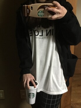 「GRL（グレイル）のアイテム（その他アウター）」を使った、まゆゆん♡さん（メンズ・157cm）の冬コーディネート