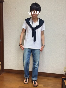「プロデューサー巻き」｜「アイテム（その他）」を使った、　　.さん（メンズ・173cm）の春コーディネート