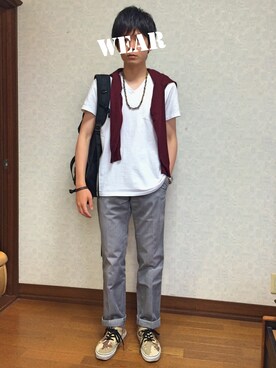 「プロデューサー巻き」｜「アイテム（その他）」を使った、　　.さん（メンズ・173cm）の春コーディネート
