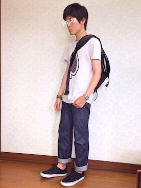 「アクティブ」｜「アイテム（その他）」を使った、　　.さん（メンズ・173cm）の夏コーディネート