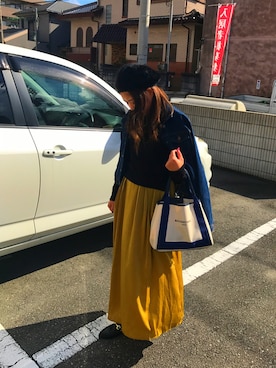 「アイテム（ピアス（片耳用））」を使った、misakiさん（レディース・164cm・20代）の秋コーディネート
