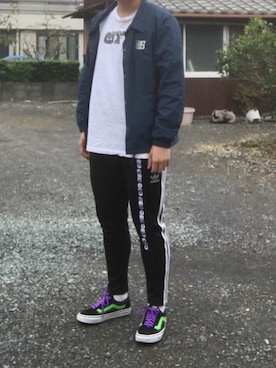 「MXMXM」｜「アイテム（その他アウター）」を使った、Dogsさん（メンズ・177cm）の秋コーディネート