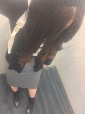 「AS KNOW AS plus（アズノゥアズプラス）のアイテム（ブルゾン）」を使った、BELLEさん（レディース・152cm）の秋コーディネート