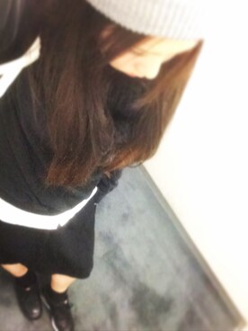 「EGOIST（エゴイスト）のアイテム（トートバッグ）」を使った、BELLEさん（レディース・152cm）の秋コーディネート