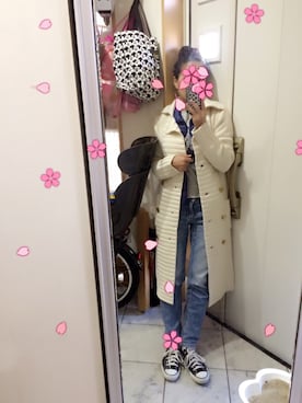 「the Closet（ザ　クローゼット）のアイテム」を使った、sawawaさん（レディース・157cm）の冬コーディネート