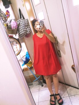 「WR（ダブルアール）のアイテム」を使った、sawawaさん（レディース・157cm）の夏コーディネート