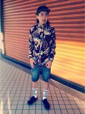 「PrettyNice」｜鄭羽軒さん（メンズ・171cm）の春コーディネート