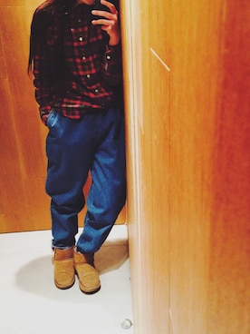 「I.Tのアイテム（パンツ）」を使った、ikariiiさん（レディース・158cm）の冬コーディネート