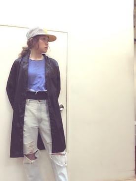 「Another Edition」｜「アイテム（その他トップス）」を使った、TSUYUさん（レディース・149cm）の春コーディネート