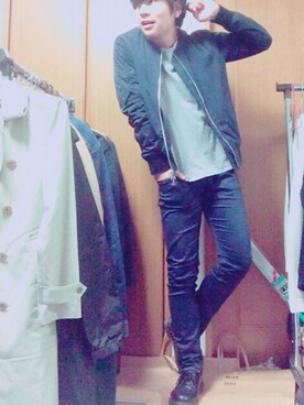 キノさん(メンズ・174cm)の秋コーディネート