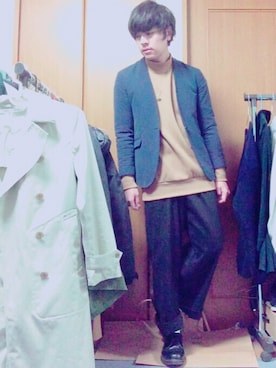 キノさん（メンズ・174cm）の冬コーディネート