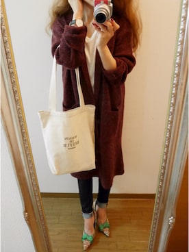 「RCWB（アールシーダブリュービー）のアイテム（パンツ）」を使った、hiromiさん（レディース・150cm）の秋コーディネート
